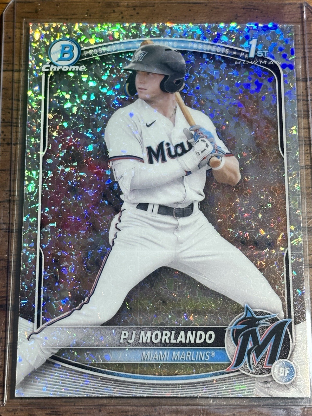 2025 Bowman Chrome Prospects PJ Morlando #BCP-91 Mini-Diamond Refractor Rookie