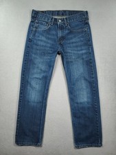 Levis 569 Jeans Boys 16 Blue Loose Straight Mid Rise Dark Wash Denim