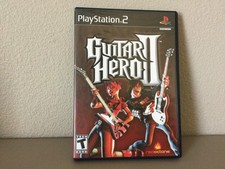 EMPTY REPLACEMNT CASE PS2-Guitar Hero II Booklet/Art Work/Case/NO GAME DISK