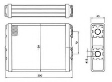 NRF 52101 Wärmetauscher Innenraumheizung Kühler für OPEL Frontera A SUV (U92)