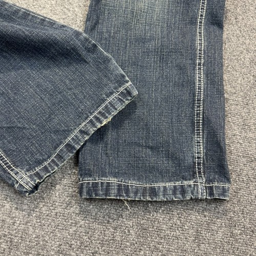 Southpole Jeans Size 30x33 Blue Dark Wash Denim 4180 Vintage Y2K Baggy - Picture 6 of 15