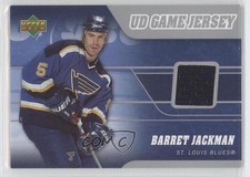 2006-07 Upper Deck UD Game Jersey Barret Jackman #J-BA m5x
