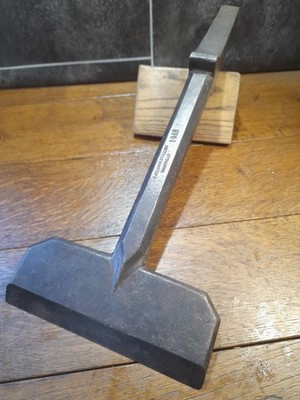 Vintage SCHMIEDE Formpfahl Amboss Werkzeug, datiert 1918 Kriegsausgabe breiter Pfeil
