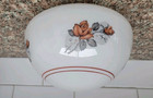 VTG Rose Farmhouse Kitchen Ceiling Fan  Fixture Country Barn Cottage Victorian  — photo 1