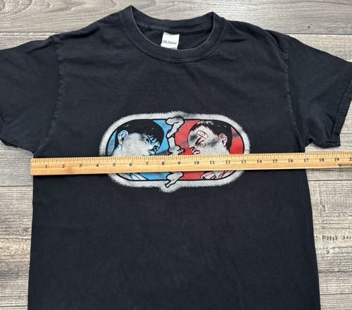 AKIRA Anime Shirt Adult Size Small Kaneda Vs Tet Suo Black Short Sleeve Tee Y2K - Picture 5 of 6