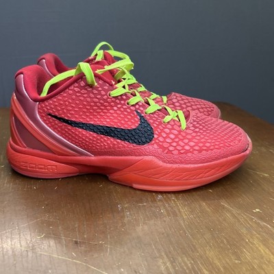 Nike Kobe 6 Reverse Grinch Men's Size 9 Green Laces Read Description