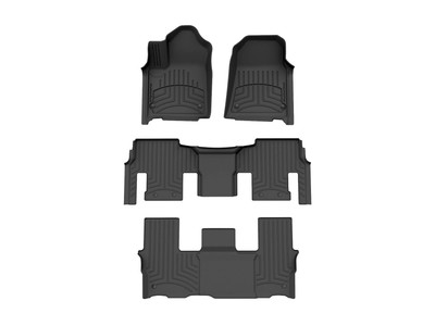 WeatherTech FloorLiner HP for 2023-2024 Jeep Grand Wagoneer L - Full Set, Black