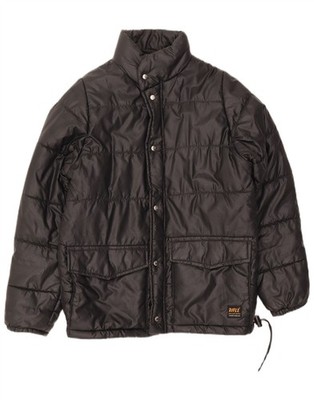 RIFLE wattierte Herrenjacke UK 36 Small schwarz Polyamid AO09