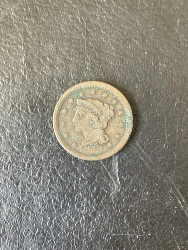 1852-P Large Cent — photo from the most recent tracked eBay sale