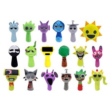 Horror Game Sprunki Plush Cartoon Soft Stuffed Pillow Dolls For Kid Toys JQ