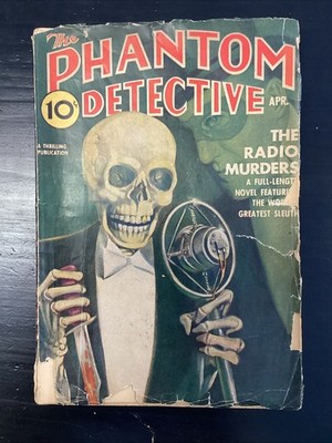 The Phantom Detective Pulp Magazine Apr 1939 Wallace Volume 26, #3