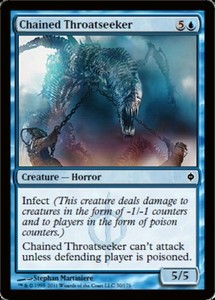 Chained Throatseeker x4 - New Phyrexia - NM-Mint, English - New Phyrexia