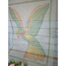 Open Box Flying Parrot Latch Hook Rug Kit Betty Wilkinson Latchkits Kristi Kits