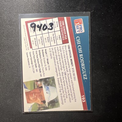1991 Chi Chi Rodriguez #193 Pro Set | eBay