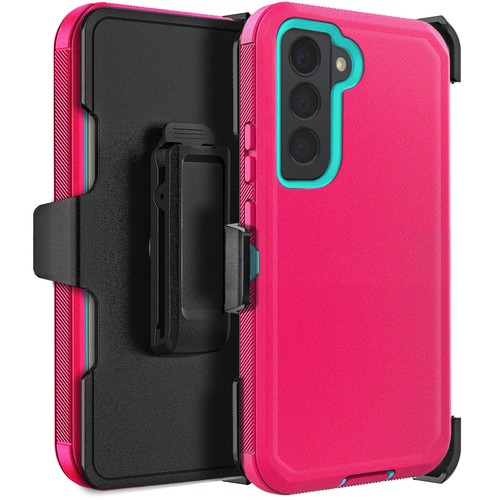 Funda de goma a prueba de golpes con clip para cinturón para Samsung Galaxy S22 Ultra/Plus - Imagen 31 de 54