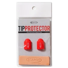Kamui Billiard Cue Tip Protector Red 2-pack + Kamui Leather Burnisher