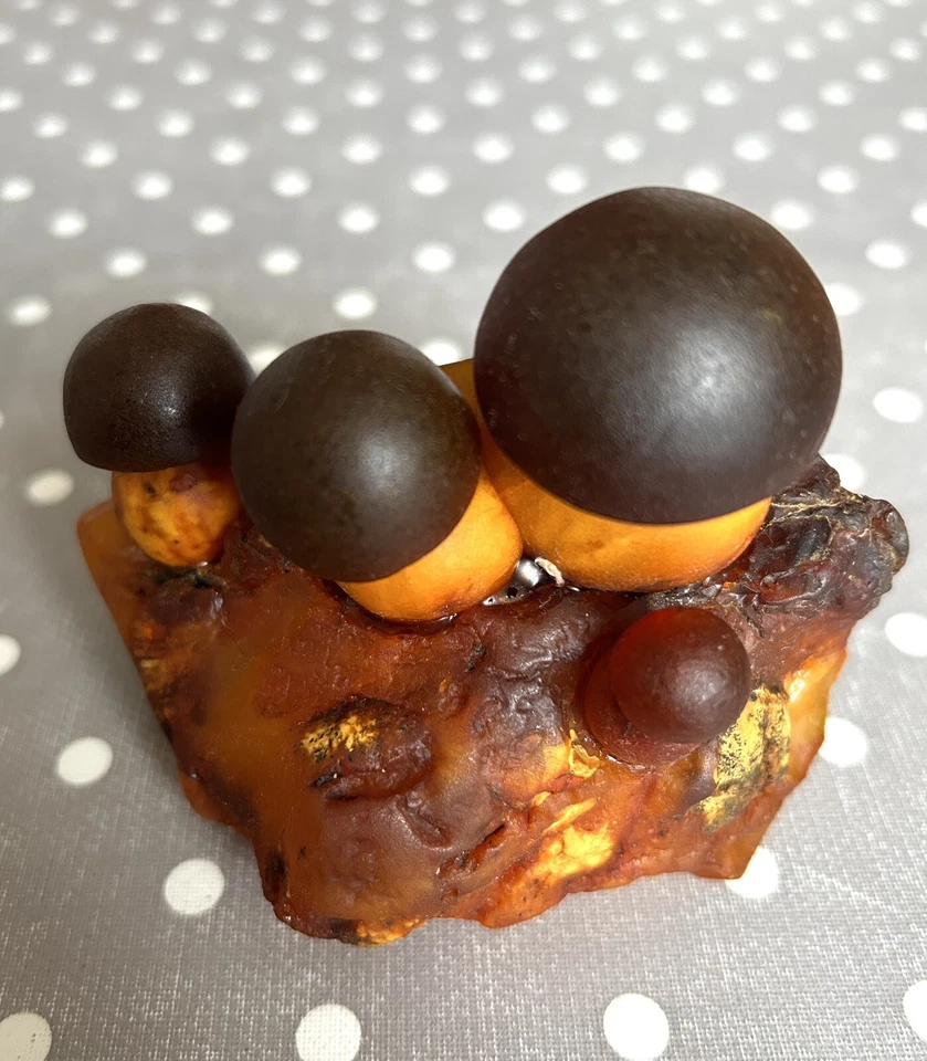 Art Antik Bernstein-Ornamente,Butterscotch Große Bernstein, 187 g. - Bild 2 von 4