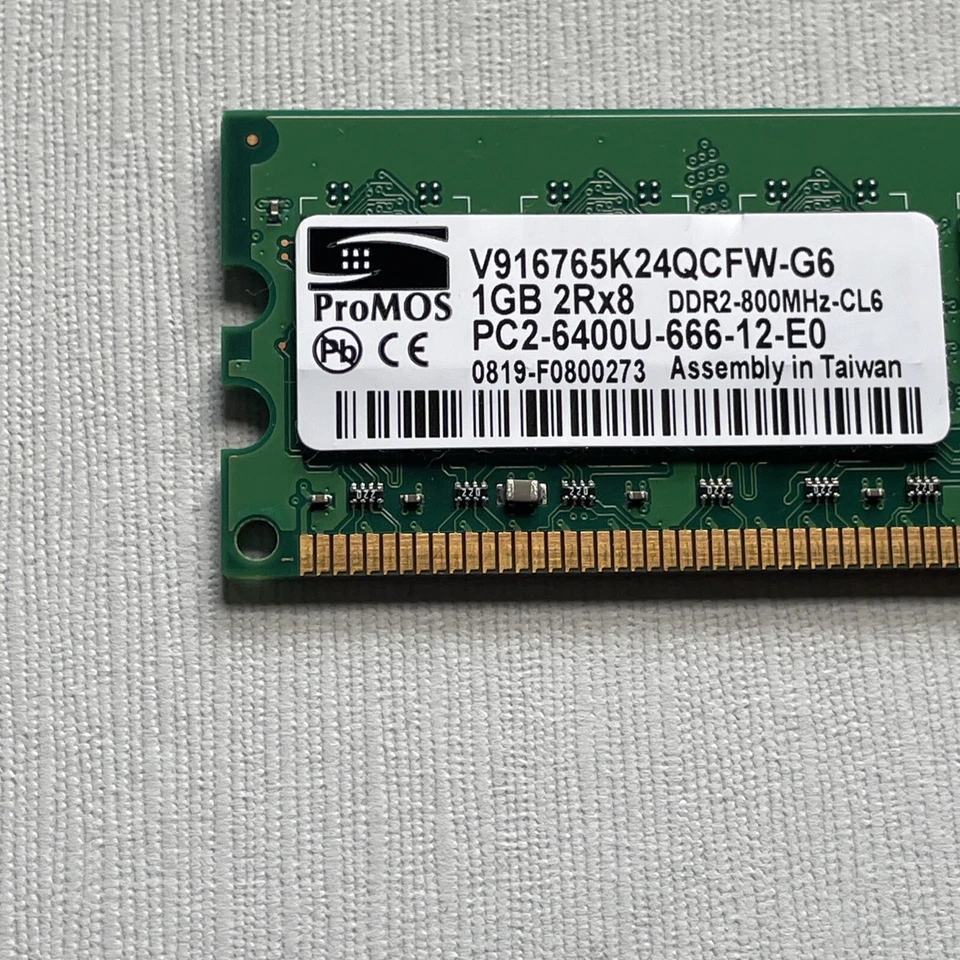 Ram 1Gb Card DDR2 800 MHz CL6 for PC Promos Memory Stick Module - Image 3 of 4