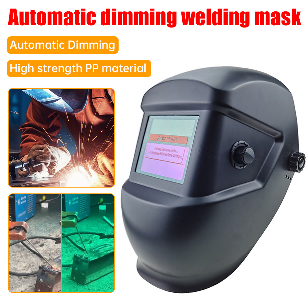 Solar Powered Auto Darkening Welding Helmet for Arc TIG Grinding