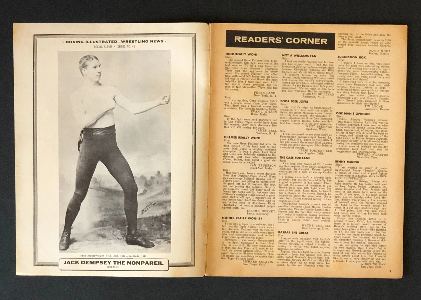 1963年 ボクシング イラスト マガジン エディ マチェン カーニバル オブ チャンピオンズ ヴィンテージ - 画像3/9