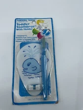 Vintage Nursery Needs Toddler Toothbrush With Holder R2