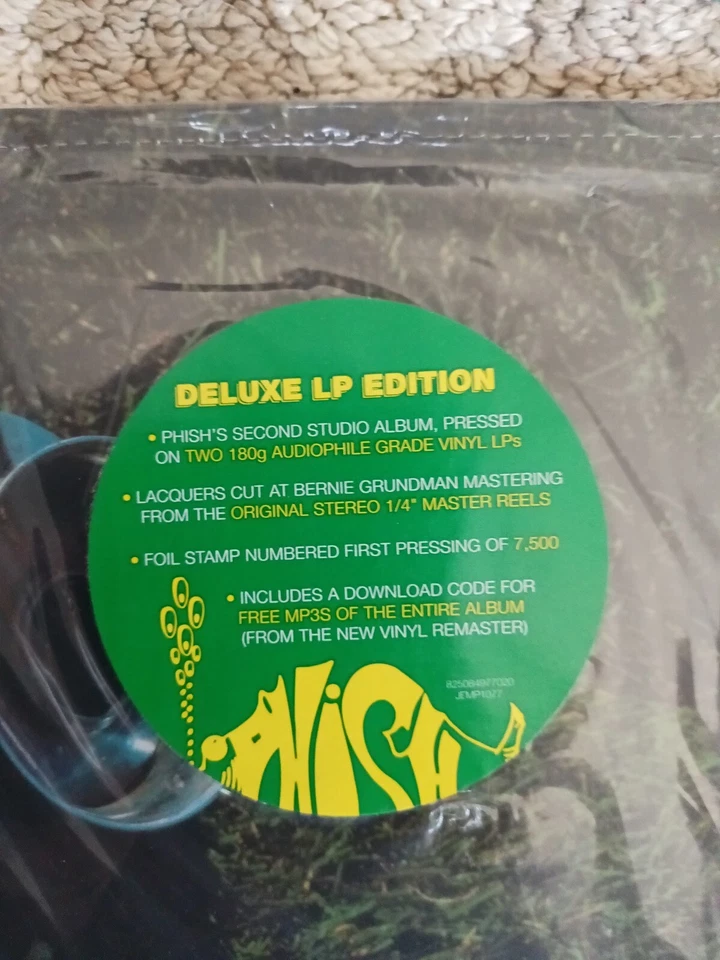 Phish Lawnboy vinyl sealed mint never opened gold embossed number 1217 - Image 3 of 4