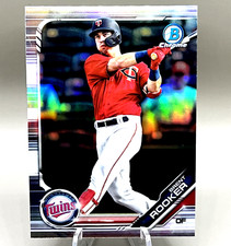 2019 Bowman Chrome Draft BRENT ROOKER ROOKIE CARD RC REFRACTOR #BDC-117 A's. rookie card picture