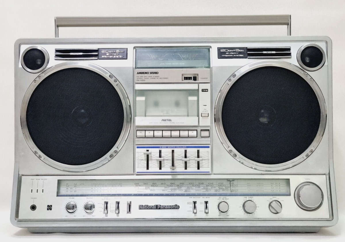 National Panasonic RX-5350F Boombox 🌈SUPER RARE🌈 watch the Video