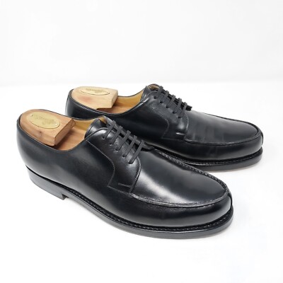 Vass Shoes Budapest Norwegian Black Boxcalf/Black (EU 44.5 UK 10.5 US 11.5)