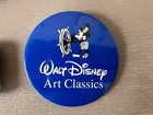 Walt Disney Art Collectibles Promotional Pinback Buttons Lot Of 4 — photo 3