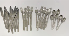 Atlas Arthur Price CASCADE Stainless Flatware 33 pc England