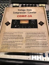 Golden Age Comp2A VINTAGE-Style Tube Compressor Limiting Amplifier - LA-2A  NEW!
