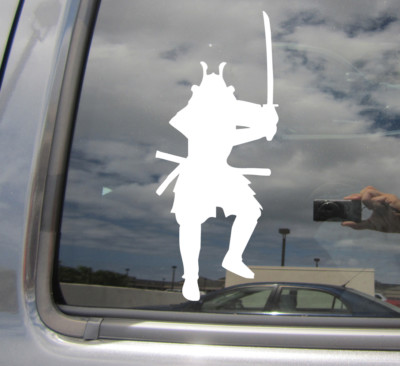 Samurai Warrior - Japan Bushido Code Japanese Car Auto Vinyl Decal Sticker 09029