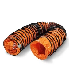 16FT Ducting Hose 12 Inch PVC Flexible Duct Hosing with Adjustable Rope for U...