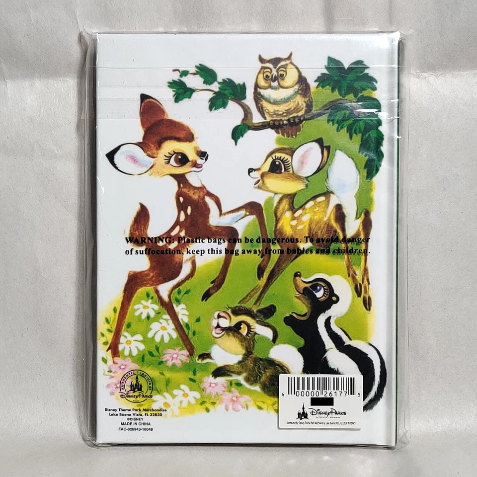 Bloc de notas/cuaderno forrado libro de cuentos Bambi Golden Books de los parques de Disney - 64 páginas Foto 2 de 4