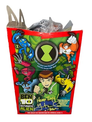YURI LOWENTHAL Signed BEN 10 ULTIMATE ALIEN McDonalds Toy