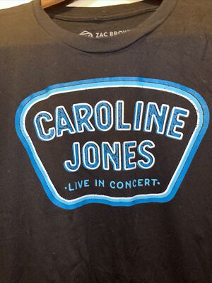 Caroline Jones W/Zac Brown Band 2019 Tour t-shirt XL music concert The Owl Tour