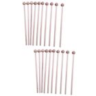 20 Pcs Instrument Mallets Drum Brush Sticks Musical Drumstick