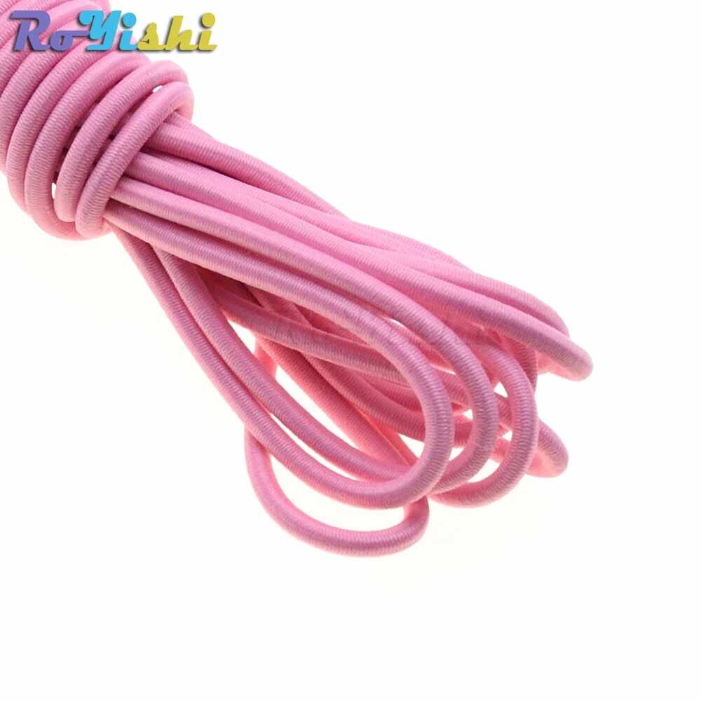 3 yards Colorful Diameter 3mm Elastic Rope Bungee Shock Cord Stretch String