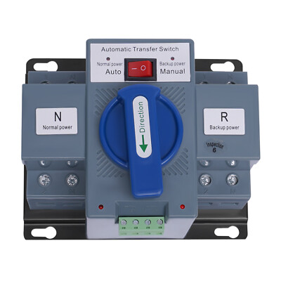 60HZ Double Power Automatic  Change-over Switch Generator Change-over Blue