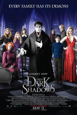 DARK SHADOWS 11.5x17 PROMO MOVIE POSTER