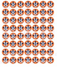 SET of 100- 1" PRECUT Baseball Bottle cap images. We cut for you 