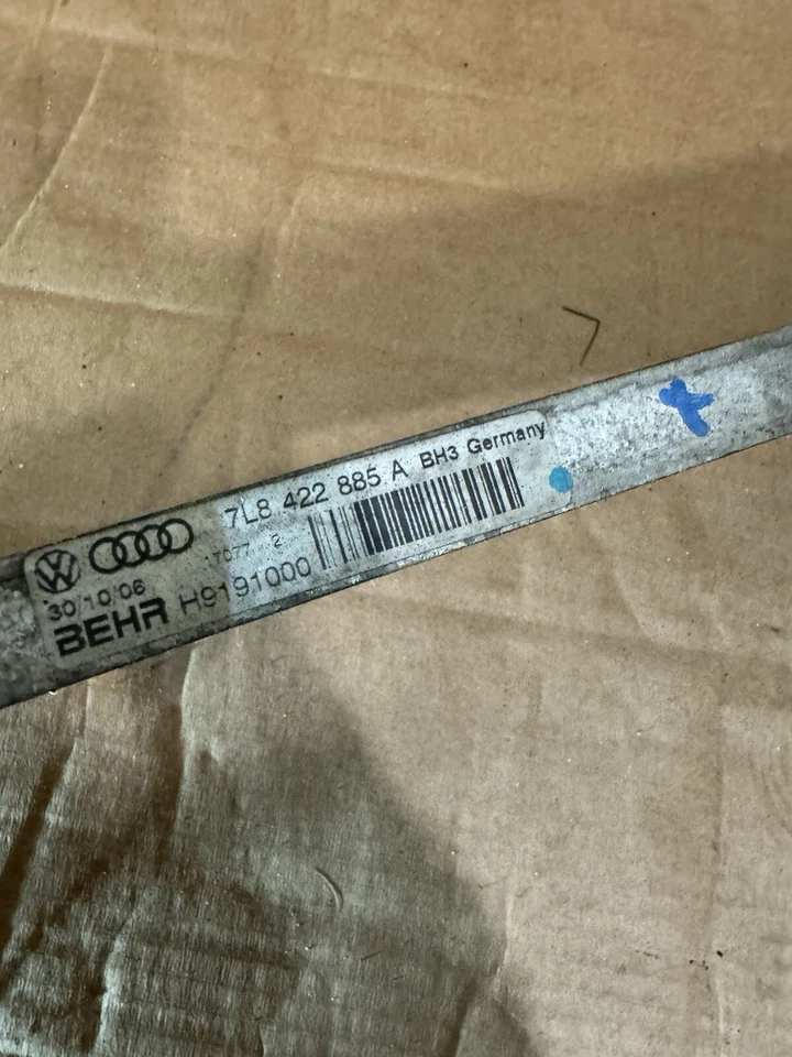 AUDI Q7 ENFRIADOR DE ACEITE DIRECCIÓN ASISTIDA 2007 2008 2009 2010 2011 2012 2013 2014 OEM Foto 3 de 4