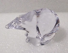 Vintage BERGDALA SWEDEN CRYSTAL Polar Bear Figurine Paperweight Animal 