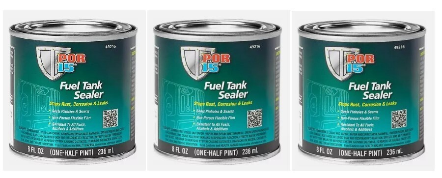 POR 15 49216 (Fuel Gas Tank Sealer Repair 8oz Stops Rust Corrosion