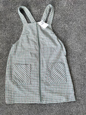 SIZE 14 MANGO TWEED PINAFORE PICHI DRESS NEW rrp £49.99