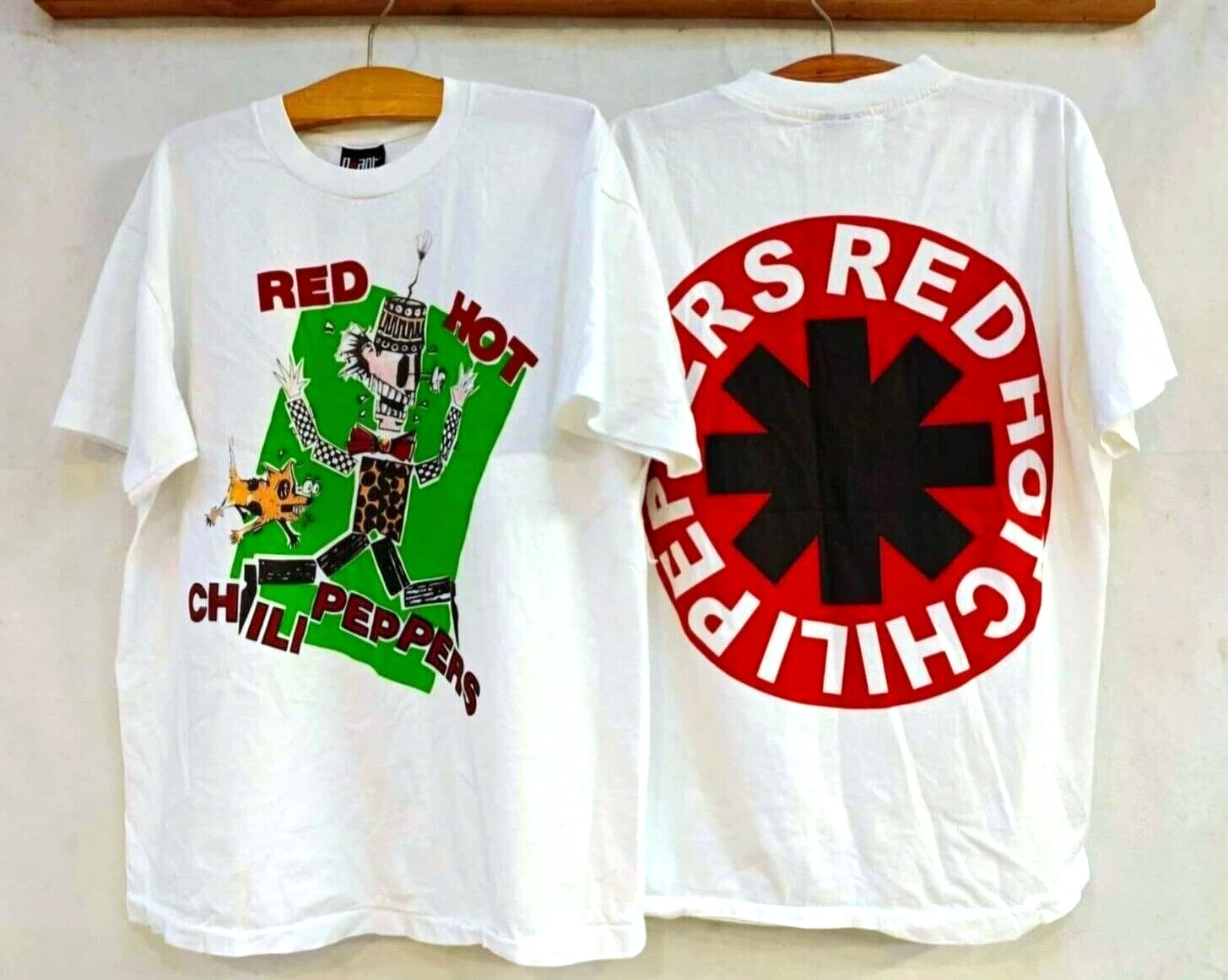 Vintage Red Hot Chili Peppers Tour Shirt L RHCP Kiedis Rock Band Tee F092