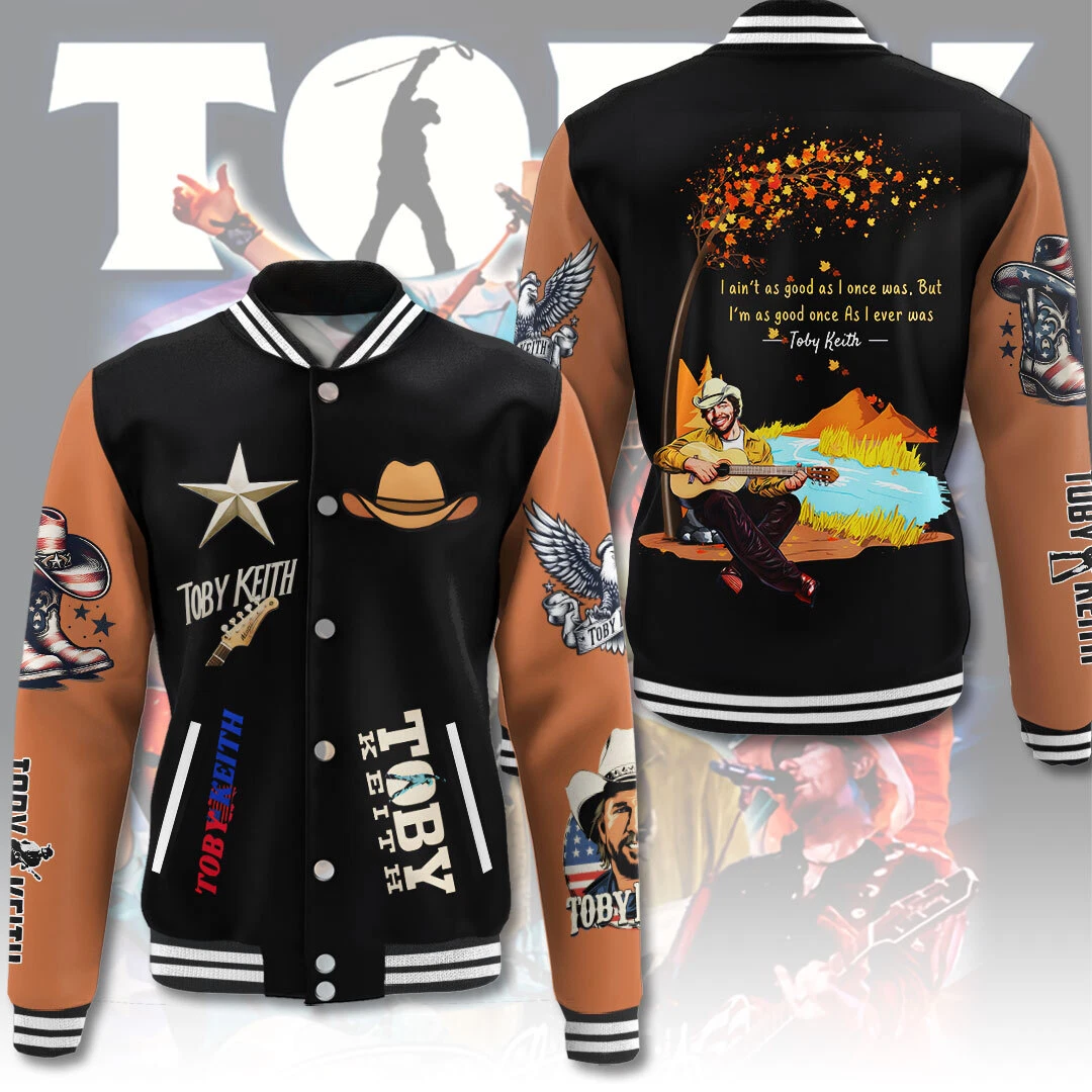 Toby Keith Music Baseball Jacket For Fan