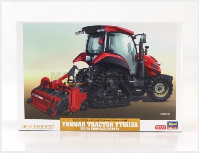 HASEGAWA 66107 YANMAR - YT5113A CINGOLATO TRACTOR DELTA CRAWLER ROTARY TRAILER 2