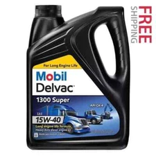 Mobil Delvac 1300 Super Heavy Duty Synthetic Blend Diesel Engine Oil 15W-40